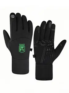 1pc with  Atlético Nacional Logo Team Logo winter gloves sports gloves Touch Screen Flexible Design Outdoor Sports unisex sports gloves Warmest winter gifts Premium Quality