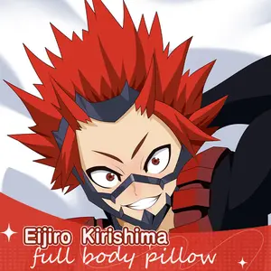 Anime Dakimakura Japanese Otaku Waifu Life Size Doublesided Print Hugging Body Pillov Cover My Hero Academia Eijiro Kirishima