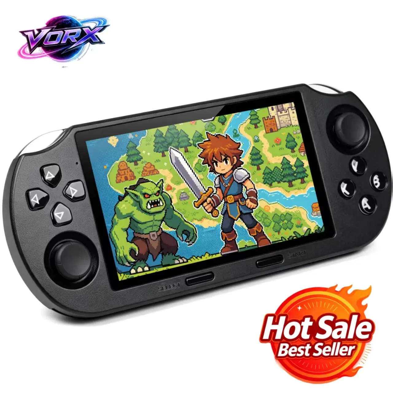2026New!!SF3000 Retro Handheld Game Console – 4.5-inch IPS Screen (854x480 Resolution), Portable Video Game Console, 20,000+ Built-in Classic Retro Arcade Games, Linux System, Supports Emergency Charging and E-book Reading