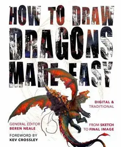 USED-How to Draw Dragons Made Easy (Paperback)