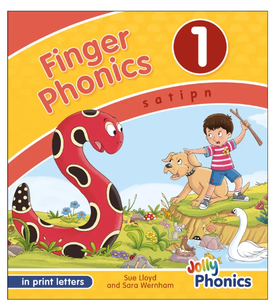 Finger Phonics Book 1 (in print letters)