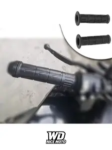 WD Nice Moto 22 24mm Mx Gel Rubber Handlebar Grip, for Cr Crf XR Yz Wr Ttr Kx Klx Rmz Rmx Rm Tc Te Fc Fe, Atv Enduro Motocross Dirt Pit Bike