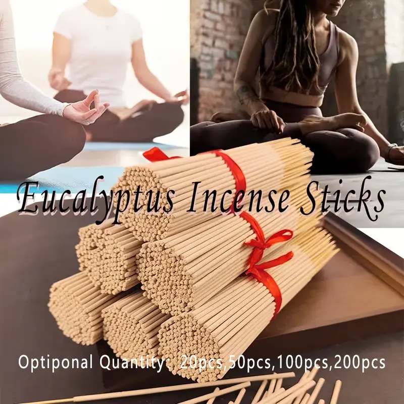 Handmade Eucalyptus Scented Diffusers, Natural Wood & Eucalyptus Fragrance, Ideal for Energy Cleansing, Home Office Purification, Spa Care, Meditation