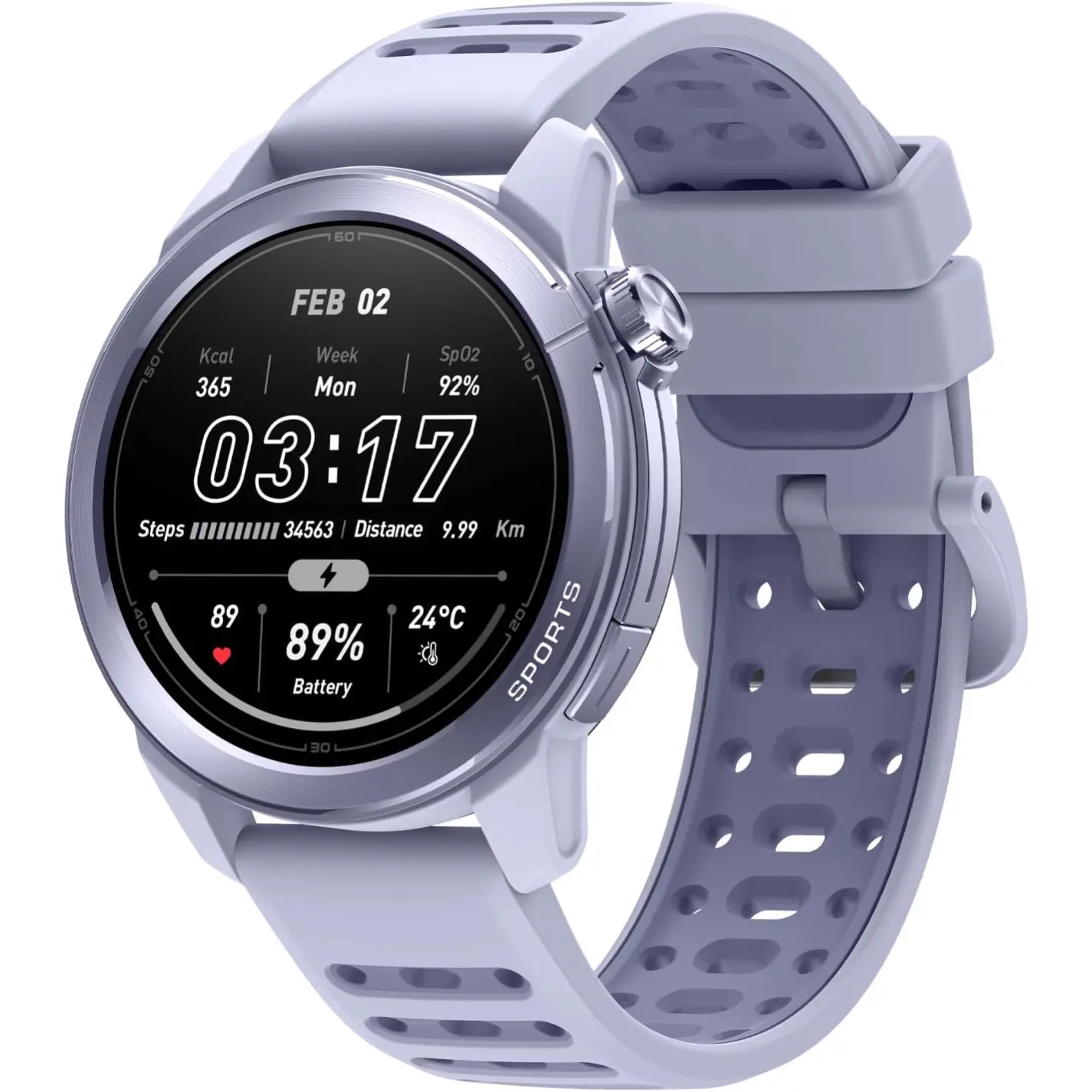 MIBRO GS Active2 Running GPS Smartwatch with 46mm AMOLED, Lightweight and 15-Day Battery, Supports Training Guidance and Dual-Band GNSS, 150+ Sport Modes sleep tracking,Best Smartwatch 2026