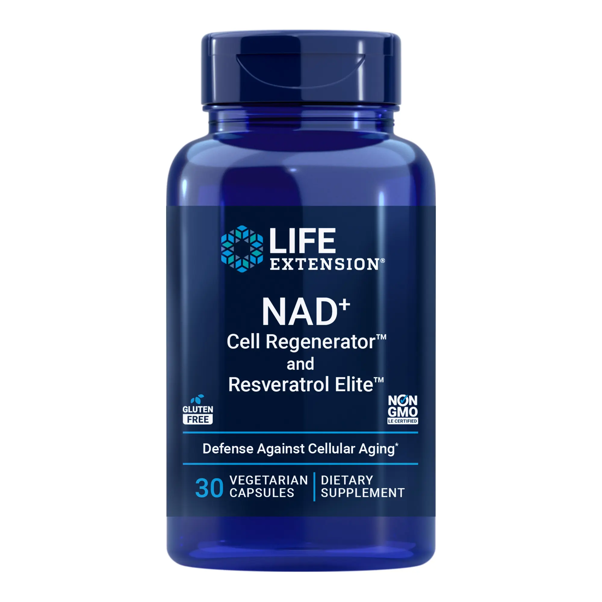 Life Extension NAD+ Cell Regenerator™ and Resveratrol Elite™ 30 Vegetarian Capsules Life Extension NAD+ Cell Regenerator™ and Resveratrol Elite™ 30 Vegetarian Capsules