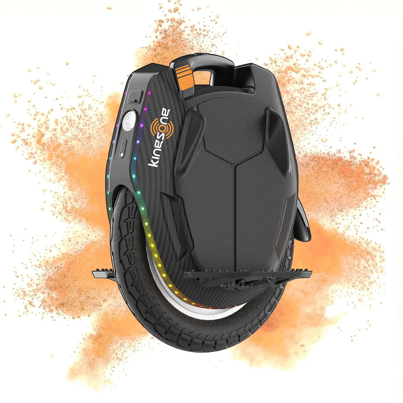 KingSong 16X Pro Electric Unicycle One Wheel Self Balancing Scooters for Adults, 37 MPH, 100-Mile Range EUC, 4600W Peak Motor, Smart Self-Balancing Commuter Scooter (Black)