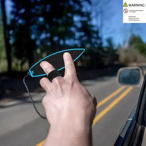 Portable Car Window Finger Surfboard with Rope, Fun Teenager & Adult Toy, Unique Kids Gift Idea, Creative Hand Exercise Device, Fidgetboards