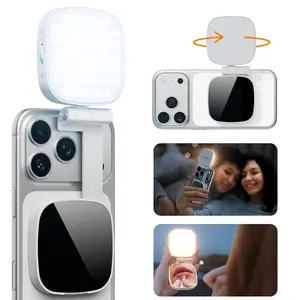 TODI Magnetic Selfie Light for iPhone Magsafe, 5 Adjustable Modes, CRI97+ Rechargeable LED Fill Light with Mirror for Selfies, Makeup, Vlogging, TikTok & Video Recording #1MagsafeSelfieLight#BestgiftforChristmas
