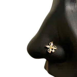 STATEMENT GOLD | Unique Star Nose Stud