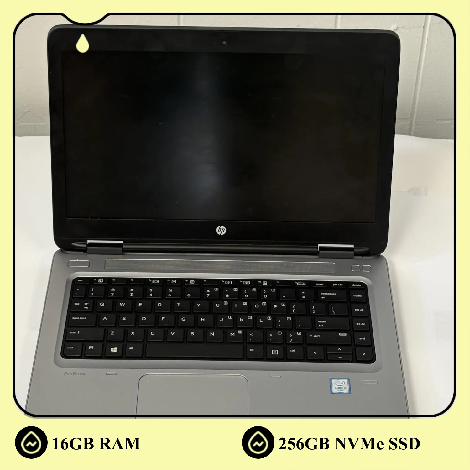 HP ProBook 640 G2 Business Core i5  16GB RAM – 256 GB NVMe SSD  W-10