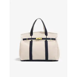 Light Weight Canvas Handbag, Large Capacity bags for women, Stylish ita bag Perfect for Fashion Outfit Tour Trip Working, tote bags school, everyday bag, work bags for women