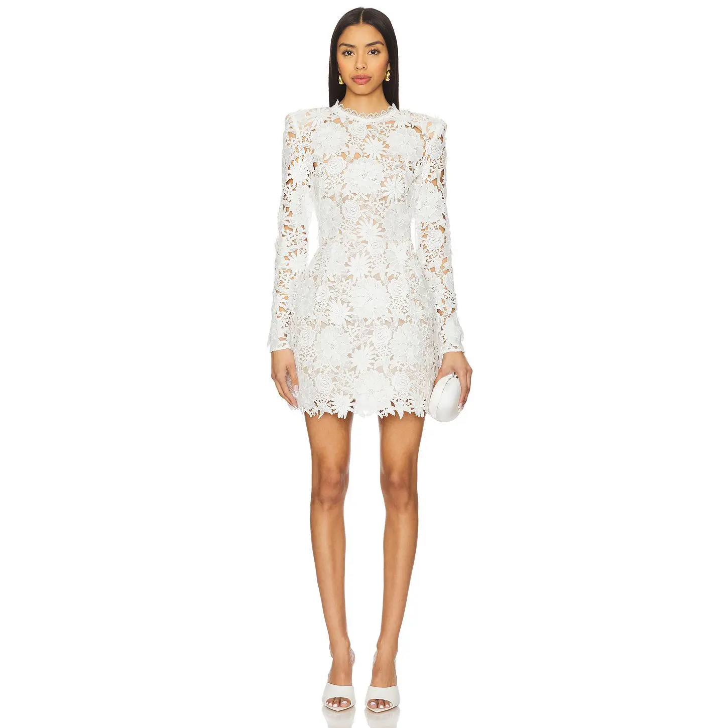 Bronx and Banco Maia Mini Dress in White