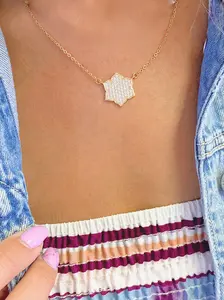 Magnolia Pave Necklace