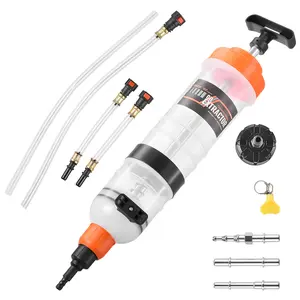 【Summervibes】VEVOR 1500CC Fluid Extractor, Manual Automotive Fluid Pump Extractor, Oil Syringe with Long Hose and Extension Tubes Easy Oil Change, Suction Pump for Lawn Mowers Cars Ships Golf Carts Motorcycles