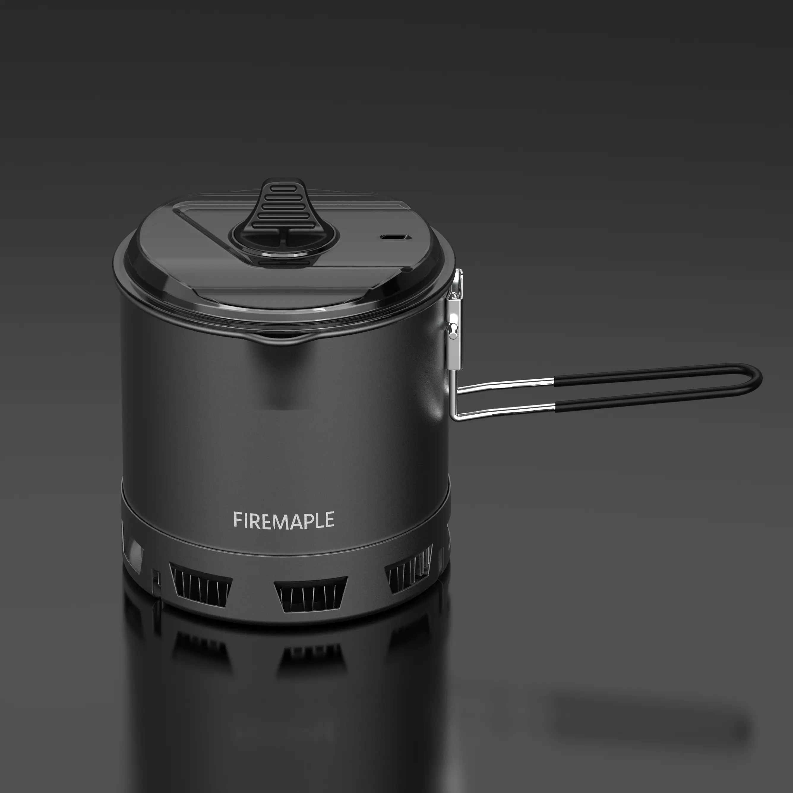 Petrel Ultralight G2 Nesting Pot, 750ml Portable Camping Stove Accessory, Minimalist Outdoor Kitchen Tool for Camping Gear, Fits Gas Canister, Hiking Trips, Ultralight Weight