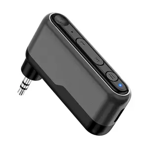 Bluetooth-compatible Wireless Receiver, Car Audio Adapter, 3.5mm Aux Interface, Plug-And-Play, Home Theater, Speakers, Dual Device TWS