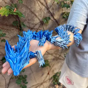 1pc 3D Printed Decorative Dragon Ornament, Art Figurine, Home Decor, Christmas Gift, Suitable for Any Occasion, Party Decoration, Birthday Present, Indoor Home Decoration