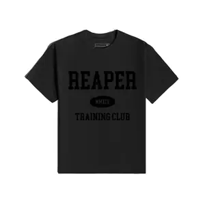 Gymreapers Reaper Training Club Tee Bold Graphic Athletic Cut Standard Fit Soft Stretch Material