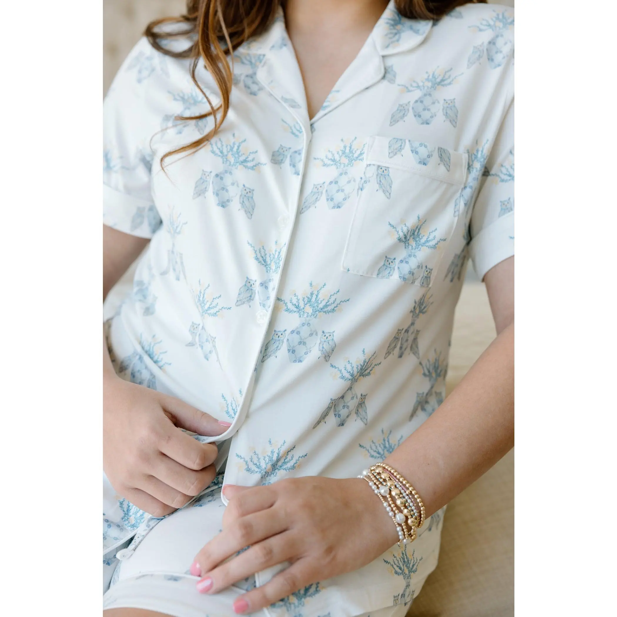 Kappa Kappa Gamma Pajama Shorts Set
