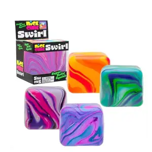 5cm Soft and Glutinous Sensory Stress-relief Toy Cube Filled with Gel Stretchable Ball Soft Ice Cube Ball Slow Rebound