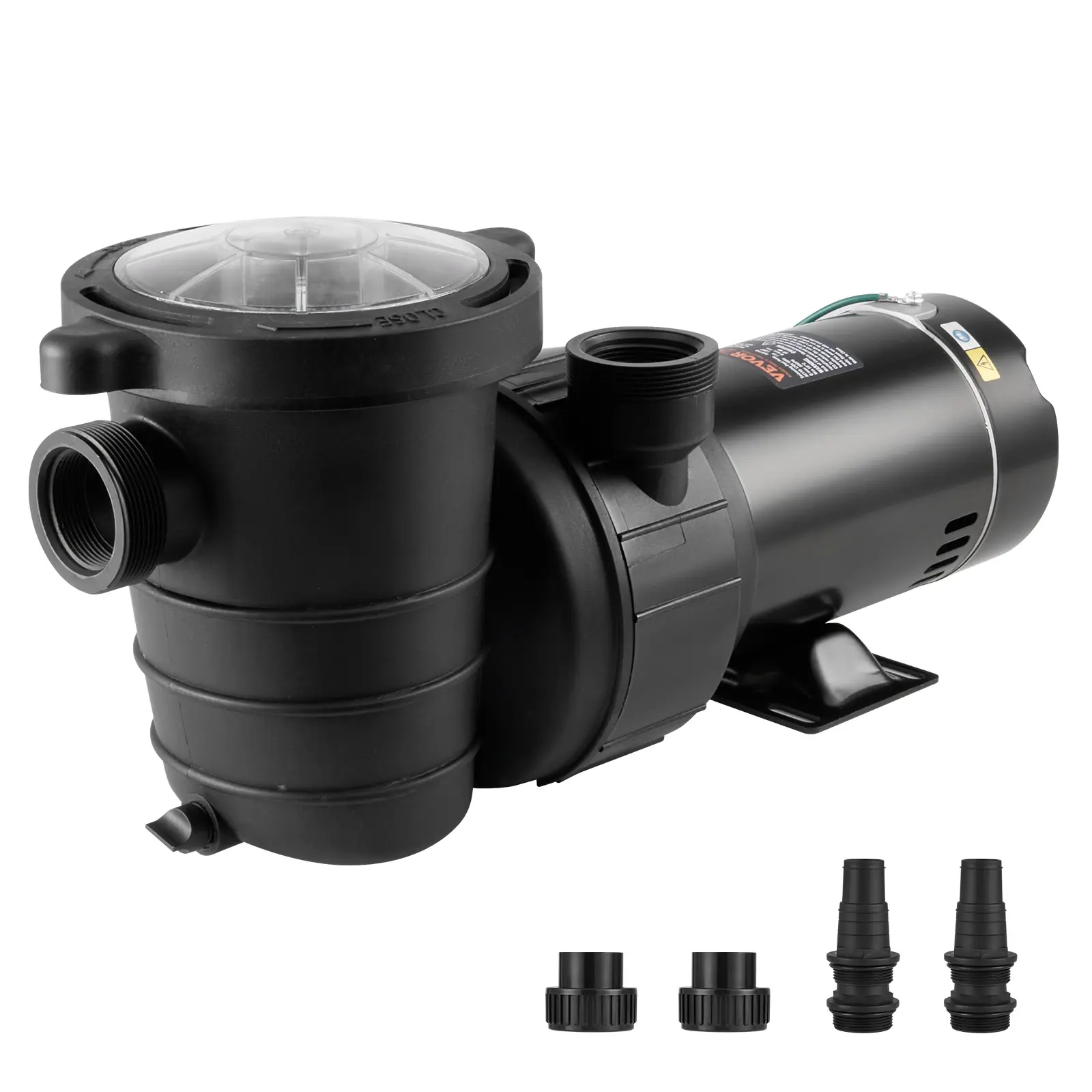 【DealsForYouDays】VEVOR Above Ground Pool Pump 1HP80 GPM Max. Flow Single Speed Swimming Pool Pump120V 3450 RPM 36 ft Max. Head Lift Pool Pump with Filter Basketfor Above Ground Pools Hot Tubs SpasTested to UL Standards
