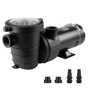 VEVOR Above Ground Pool Pump, TikTokShopBlackFriday, 1HP, 80 GPM Max. Flow Single Speed Swimming Pool Pump, 120V 3450 RPM 36 ft Max. Head Lift Pool Pump with Filter Basket, for Above Ground Pools Hot Tubs Spas, Tested to UL Standards