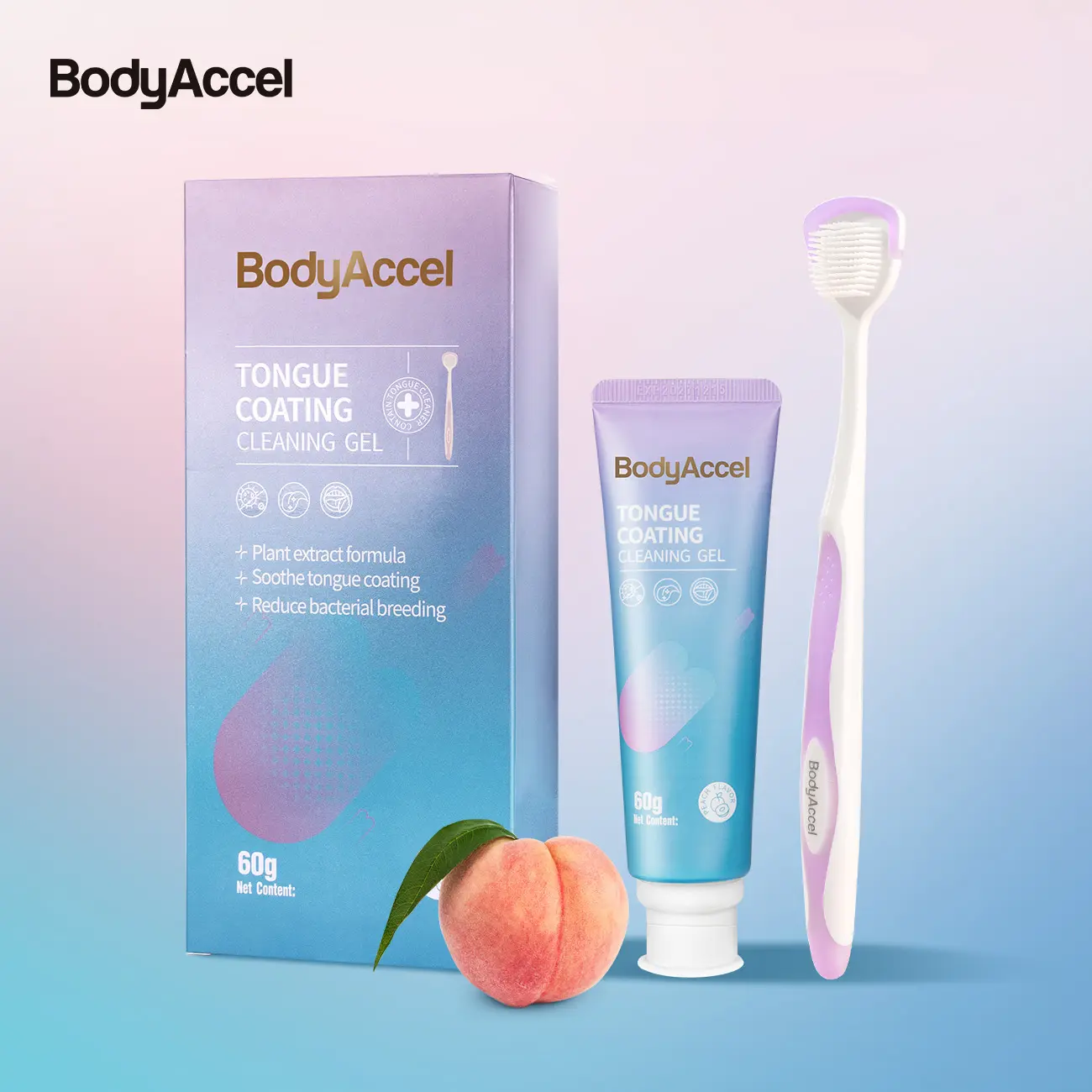 【BodyAccel】BodyAccel Tongue Cleaning Gel Bundle for Oral Freshness-Hot