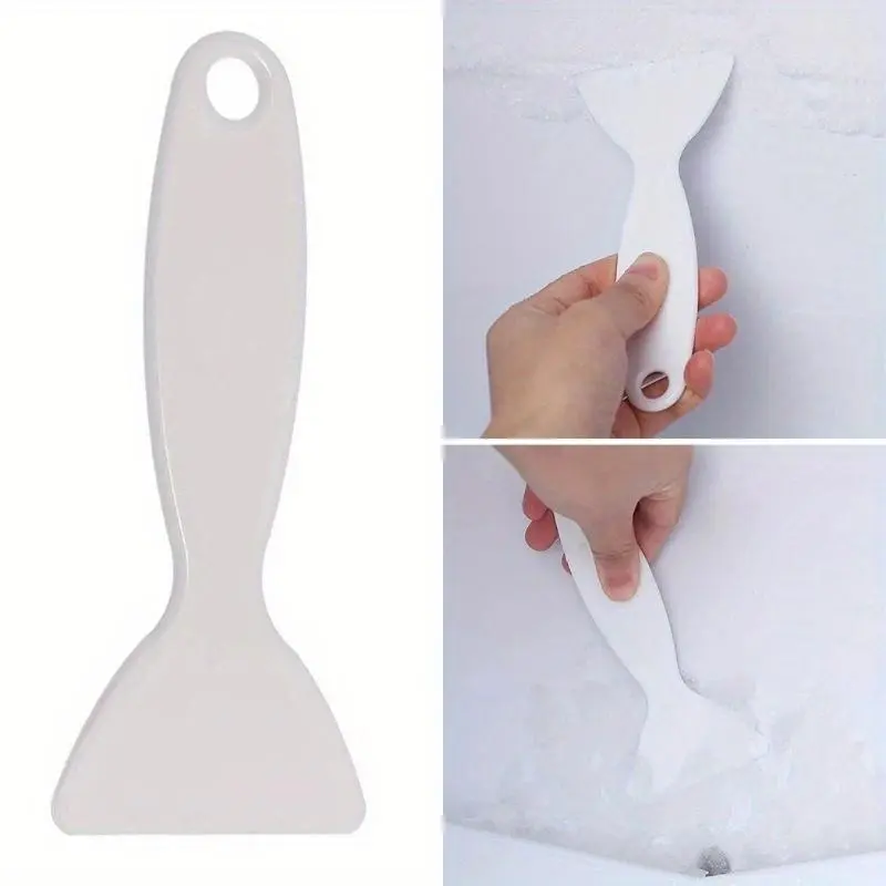 1pc Plastic Ice Scraper - Household Items, Multifunctional Home Care Squeegee for Kitchen Refrigerator Freezer Defrosting and Instant Cleaning