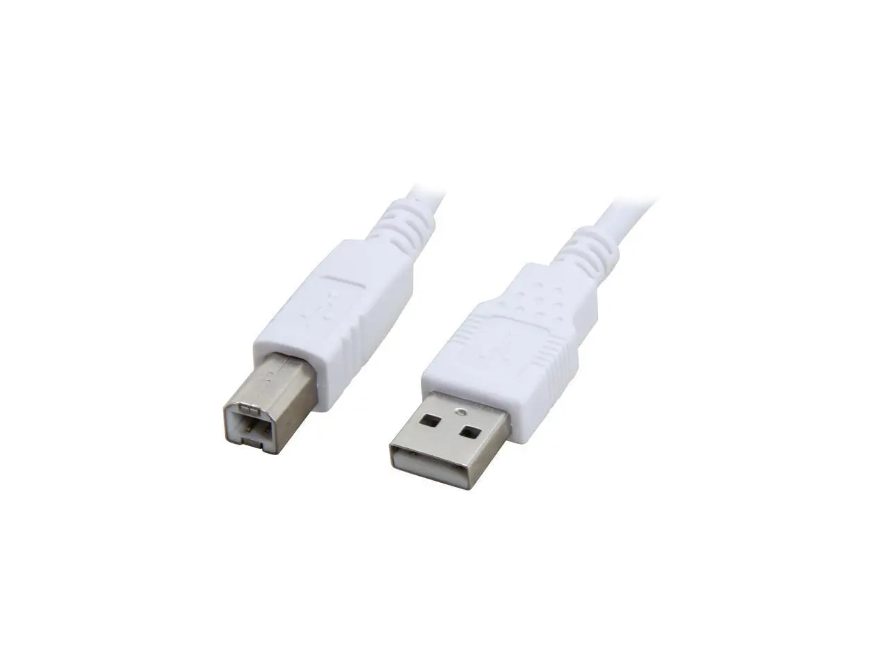 C2G 13172 USB Cable - USB 2.0 A Male to B Male Cable for Printers, Scanners, Brother, Canon, Dell, Epson, HP and more, White (6.6 Feet, 2 Meters)