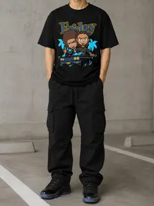 Men's Classic Seamless Plainn T-Shirt - GM Blue 11s Sneaker Match