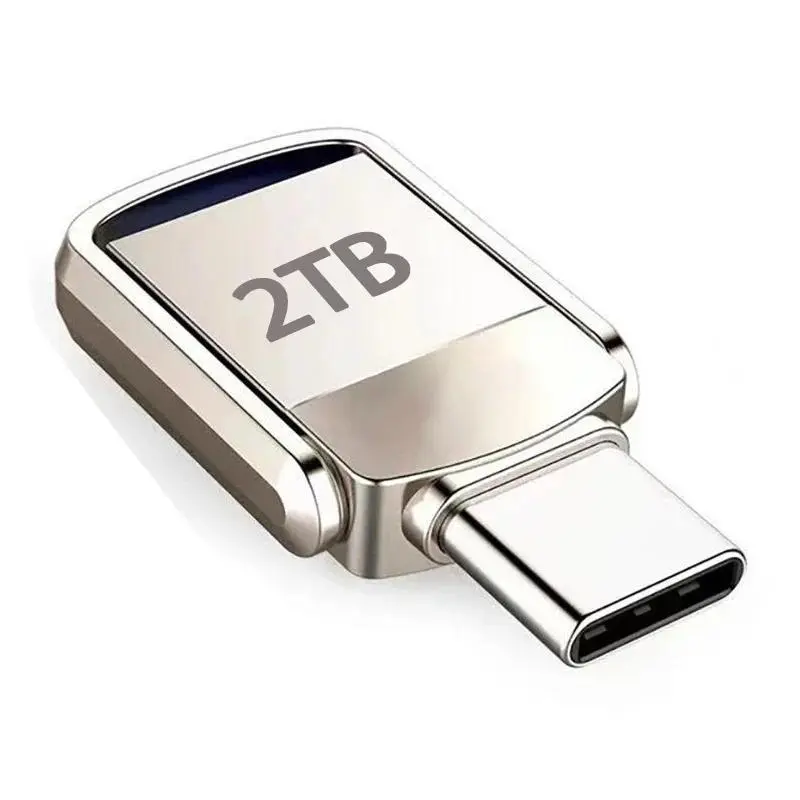 USB Flash Drive 2TB 3.2 Type C PenDrive Memory Stick 256GB 1TB 2TB Pen Drive Flash Disk for PC Smartphone Storage U Disk durable shell