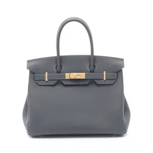 Pre-owned HERMÈS Calfskin Shoulder Bags Hermes Birkin30 Togo Leather