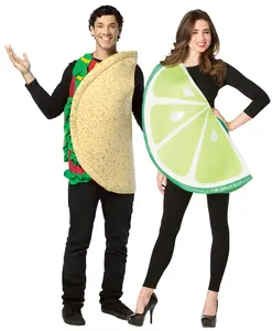 Lightweight Taco & Lime Slice Couples Halloween Costume