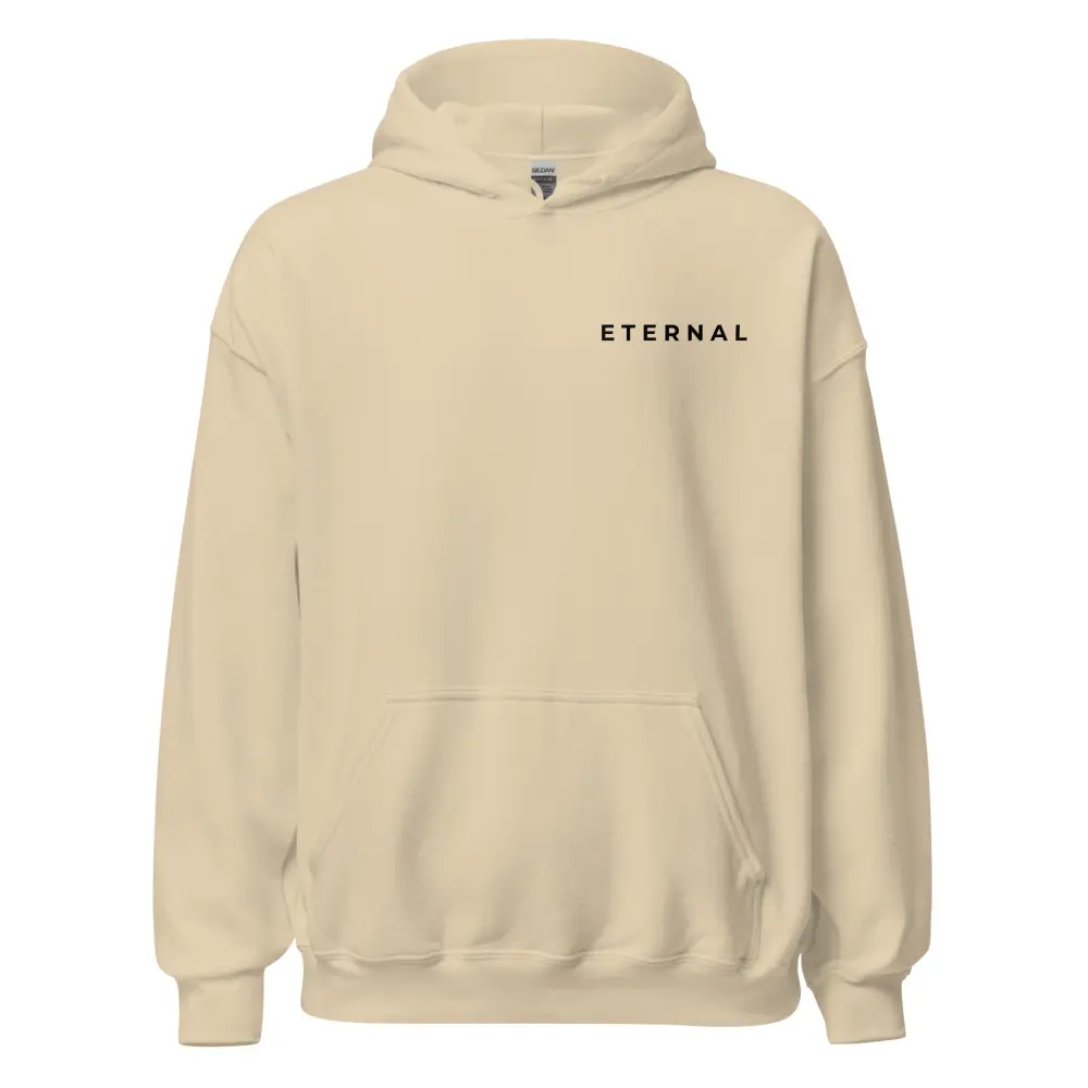 ETERNAL Hoodie – Minimal Streetwear | “Nothing Real Fades"