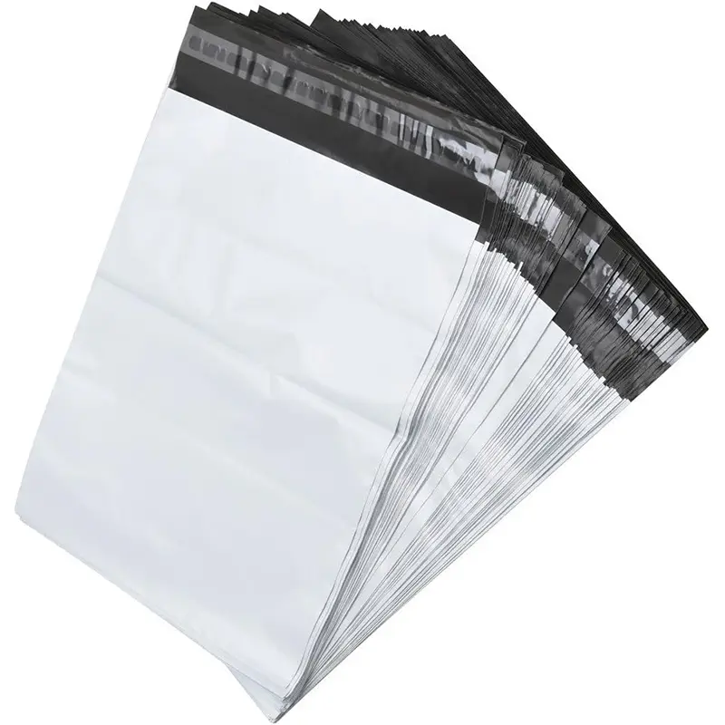 14.5x19 in Premium Polyethylene Poly Mailers, Self-Sealing Waterproof Postal Bags, Office Supplies Mailing Envelopes (10/20/30/60pcs, White)