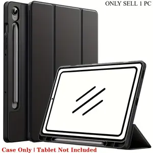 Cover for The for Samsung Galaxy Tab S10 FE 2025 Featuring a Pencil Holder, Trifold Stand, And Smart Soft TPU with Auto Wake/Sleep Functionality
