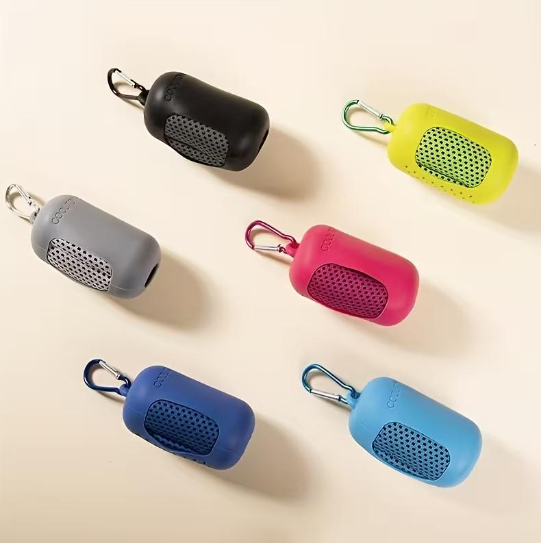 5pcs Cooling Towels (32"x12"), Microfiber Chilly Towels Soft Breathable Gym Ice Towel for Workout, Yoga, Sport, Silicone Set Travel Sweat Towels Fast Drying Lightweight Cooling Neck Wraps