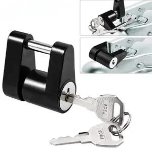 Trailer Hitch Lock, Security Lock, Anti-Theft, Corrosion Resistant, Easy 1/4 Inch Key Operation, Suitable for Rvs, Trucks, Trailers