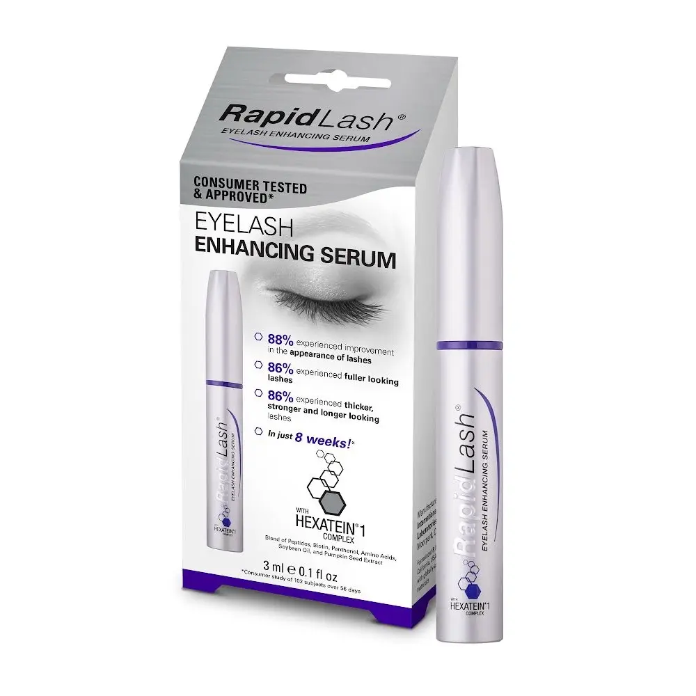 RapidLash Eyelash Enhancing Serum - 2 Month Supply, 3mL | Results in 60 days - Hydrating formula for naturally longer, fuller & thicker-looking eyelashes - Apply once daily