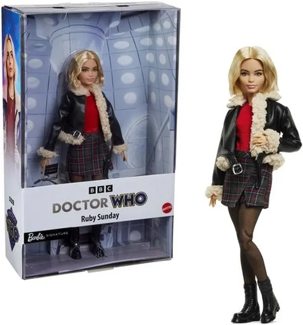 Doctor Who Ruby Sunday Barbie Doll  [COLLECTIBLES] Paper Doll, Collectible