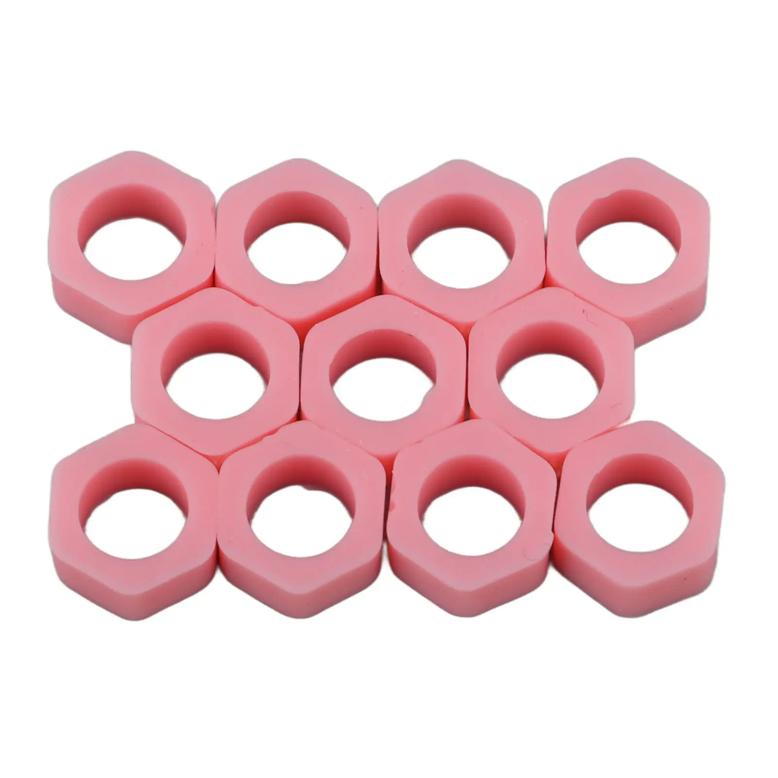 100pcs Dental Code Rings Silicone Color Code Instrument Rings for Instruments Identification Pink