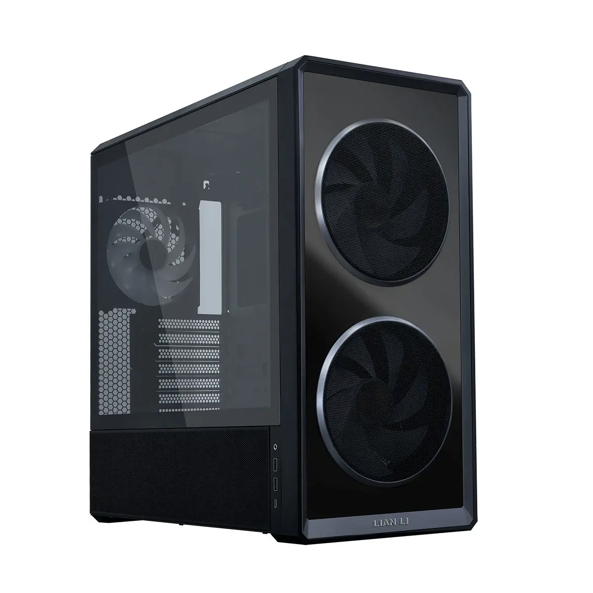 Lian-Li LANCOOL 217 INF RGB Tempered Glass ATX Mid Tower Computer Case, Transparent Side Panel, Supports ATX Motherboard, RGB Lighting, Mid Tower Pc