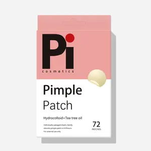 Pi Cosmetics Pimple Patches – 72 Hydrocolloid Acne Patches, 2 Sizes pimple patches for face Natural Green Tea Tree Oil, Korean Skin Care, Gently absorbs Pimple Patch in 6-8 hours Blemish Clear Gentle Sensitive Matte Redness