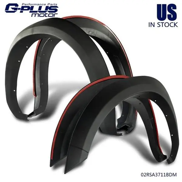 Fit For 2010-2017 Dodge Ram 2500 3500 Factory Style Fender Flares Wheel Cover G-PLUS