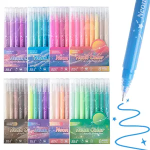 Vibrant Acrylic Gel Pens Set – 1.0 ST Ultra Fine Tip Markers for Drawing, Journaling, Crafts, Art Supplies for Students & Artists