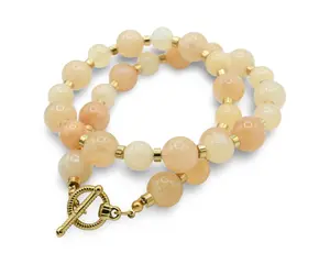 Cream Natural Quartz Necklace