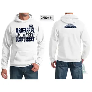 Hoodie Rayados De Monterrey Sport Polyester Hoodie. Custom Hoodie Monterrey. Sudadera Rayados