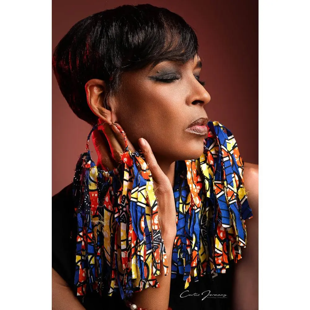 Bleu Sunshine XL Statement Earrings