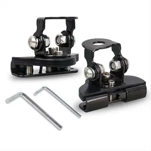 Universal LED Light Bar Mounting Brackets Adjustable Hood Pillar Mounts for Christmas New Year Home Use 2PCS Nondestructive Installation Durable Construction Anti-Scratch Rubber
