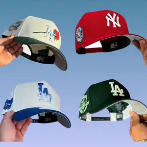 New Era LA Dodgers NY Yankees Snapback Hat 9FORTY 59FIFTY Adjustable Baseball Cap for Men Women Vintage Streetwear Breathable Mesh Trucker Design Trendy Urban USA Style 2026 TikTok Viral Headwear